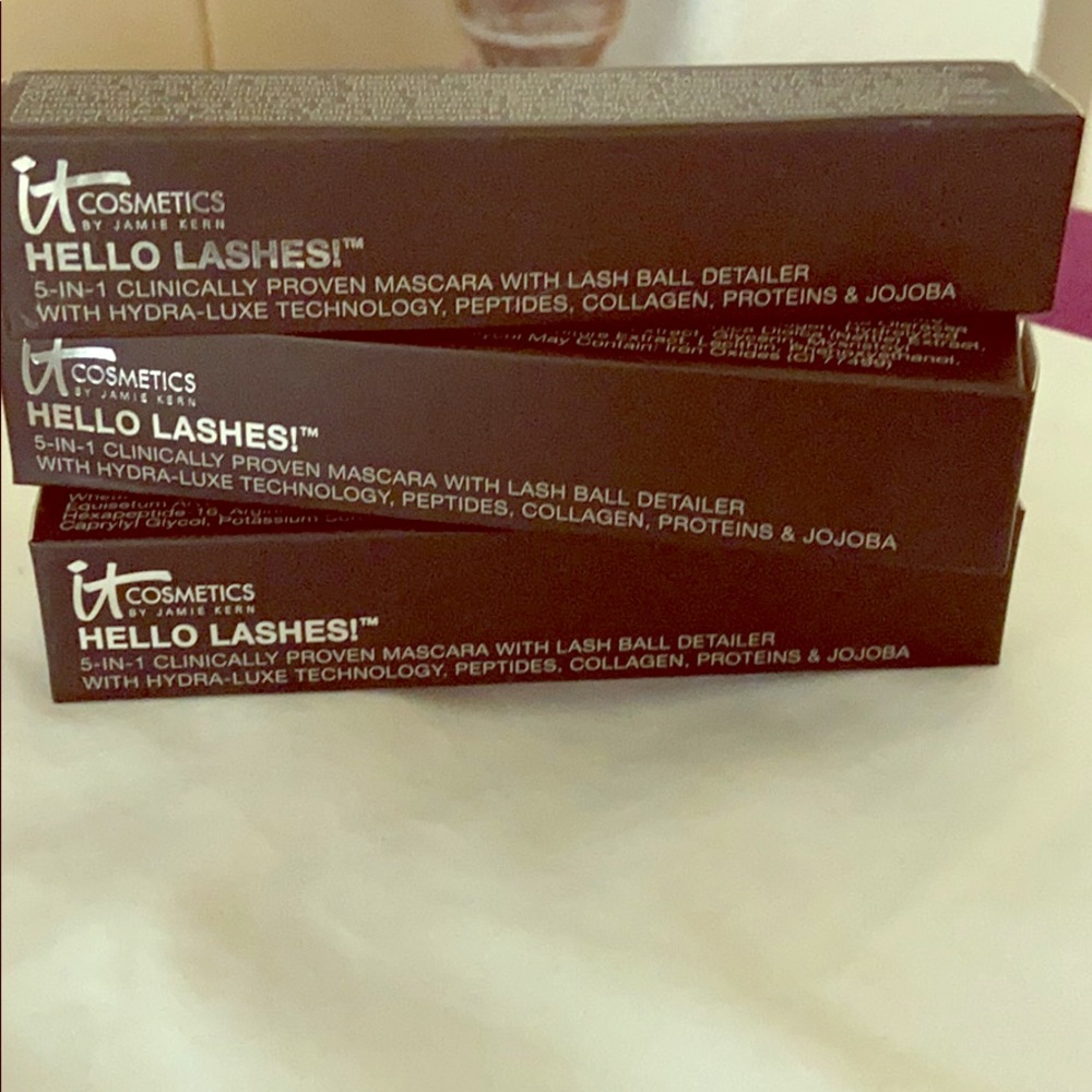 2 for $15 it Cosmetics Hello Lashes! Mascara (NIB)